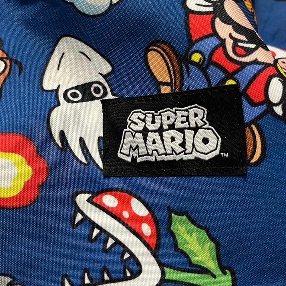 Nintendo Super Mario Kids Backpack - Blue and Red - Picture 2 of 9
